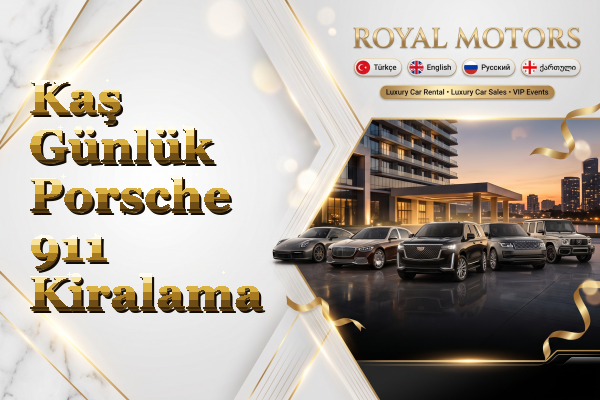 Kaş Günlük Porsche 911 Kiralama