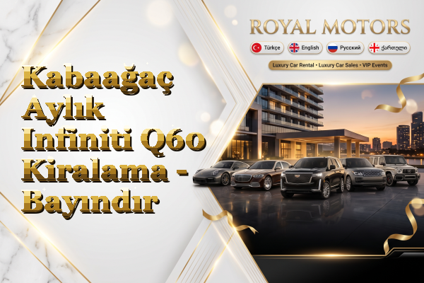Kabaağaç Aylık Infiniti Q60 Kiralama - Bayındır