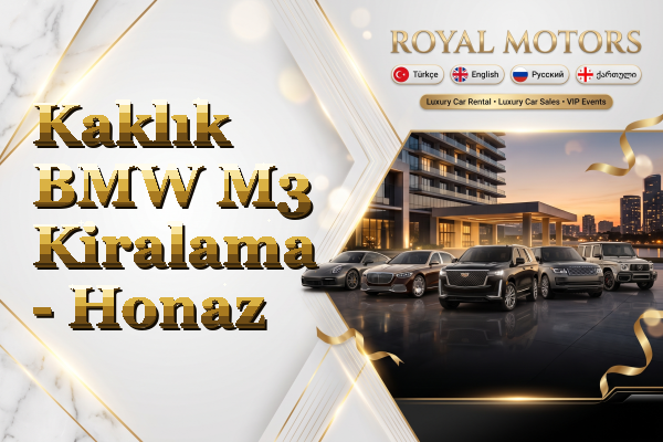 Kaklık BMW M3 Kiralama - Honaz