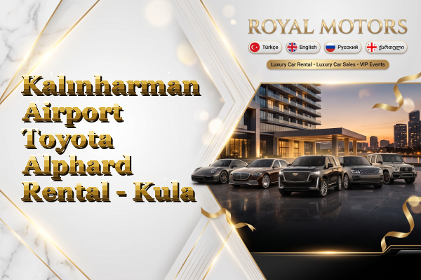 Kalınharman Airport Toyota Alphard Rental - Kula