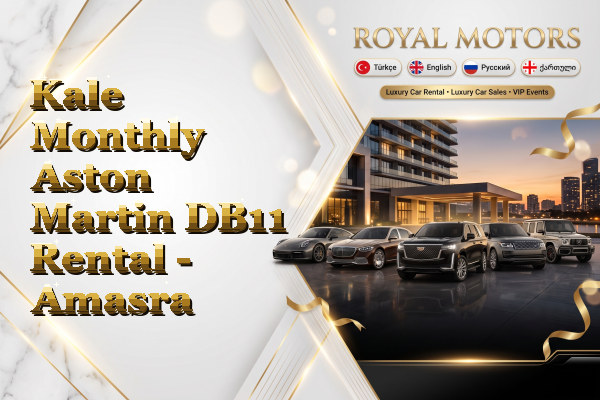 Kale Monthly Aston Martin DB11 Rental - Amasra