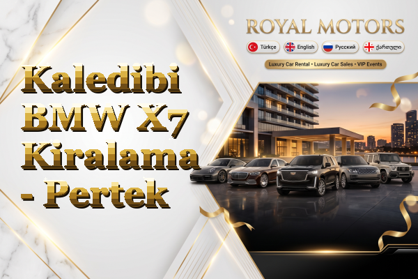 Kaledibi BMW X7 Kiralama - Pertek