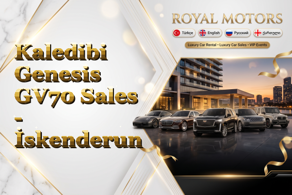 Kaledibi Genesis GV70 Sales - İskenderun