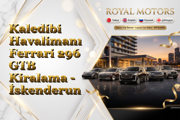 Kaledibi Havalimanı Ferrari 296 GTB Kiralama - İskenderun