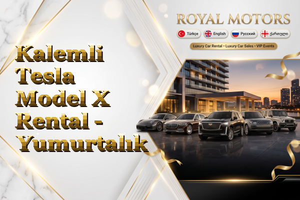 Kalemli Tesla Model X Rental - Yumurtalık
