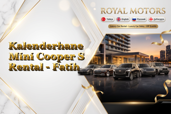 Kalenderhane Mini Cooper S Rental - Fatih