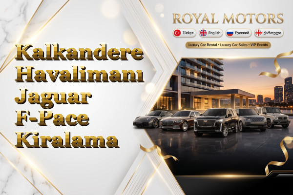 Kalkandere Havalimanı Jaguar F-Pace Kiralama