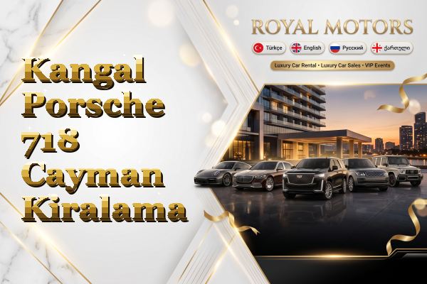 Kangal Porsche 718 Cayman Kiralama
