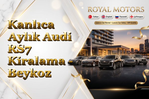 Kanlıca Aylık Audi RS7 Kiralama - Beykoz