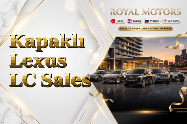Kapaklı Lexus LC Sales