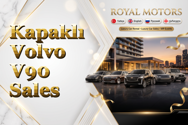 Kapaklı Volvo V90 Sales