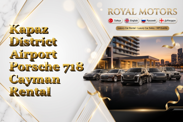 Kapaz District Airport Porsche 718 Cayman Rental