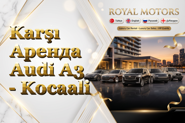 Karşı Аренда Audi A3 - Kocaali