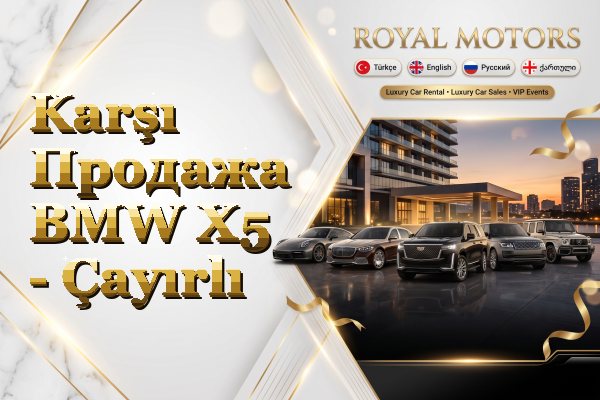 Karşı Продажа BMW X5 - Çayırlı