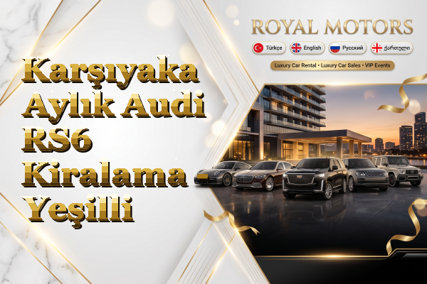 Karşıyaka Aylık Audi RS6 Kiralama - Yeşilli
