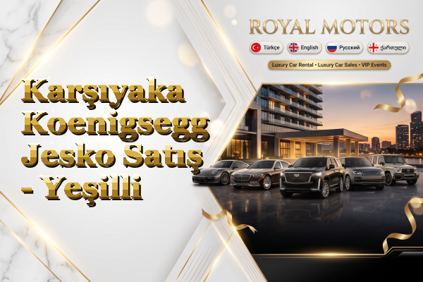 Karşıyaka Koenigsegg Jesko Satış - Yeşilli