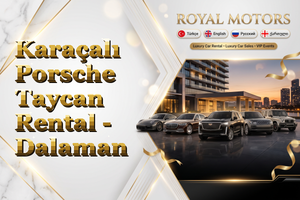 Karaçalı Porsche Taycan Rental - Dalaman