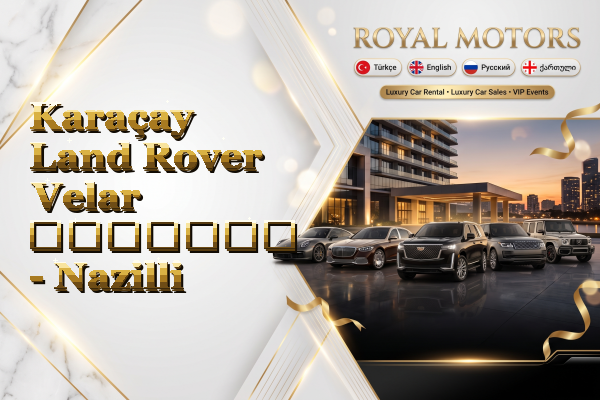 Karaçay Land Rover Velar გაყიდვა - Nazilli