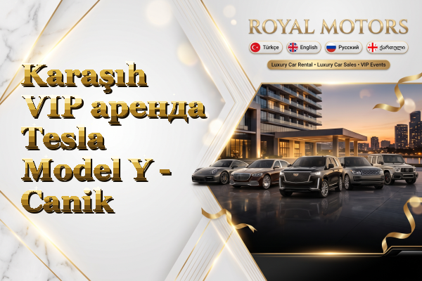 Karaşıh VIP аренда Tesla Model Y - Canik