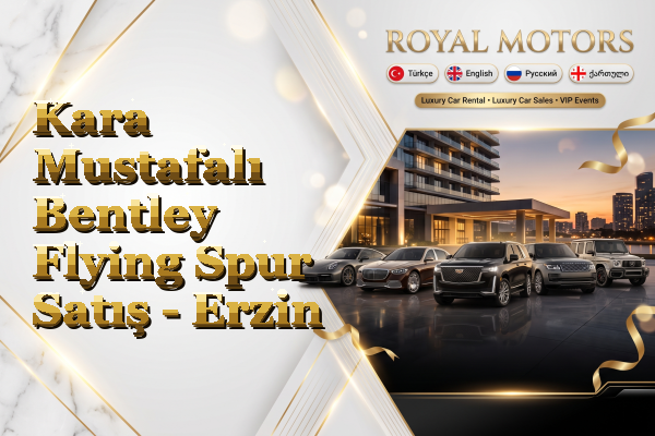 Kara Mustafalı Bentley Flying Spur Satış - Erzin