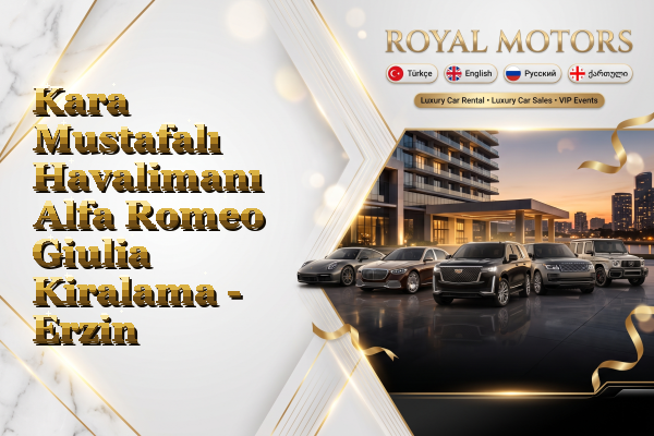 Kara Mustafalı Havalimanı Alfa Romeo Giulia Kiralama - Erzin