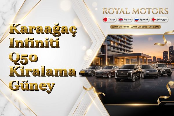Karaağaç Infiniti Q50 Kiralama - Güney