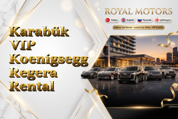 Karabük VIP Koenigsegg Regera Rental
