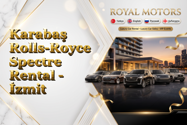 Karabaş Rolls-Royce Spectre Rental - İzmit