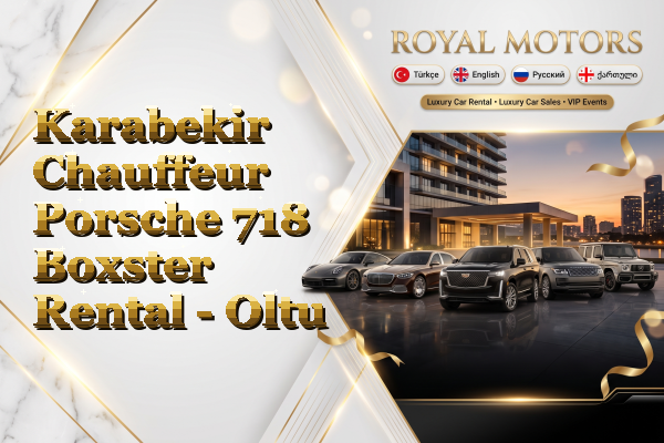 Karabekir Chauffeur Porsche 718 Boxster Rental - Oltu