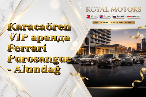 Karacaören VIP аренда Ferrari Purosangue - Altındağ