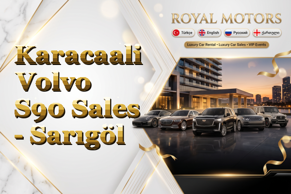 Karacaali Volvo S90 Sales - Sarıgöl