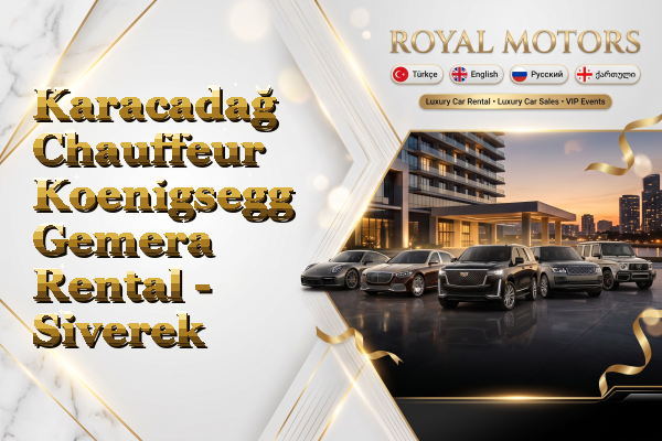 Karacadağ Chauffeur Koenigsegg Gemera Rental - Siverek