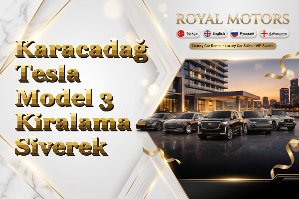 Karacadağ Tesla Model 3 Kiralama - Siverek