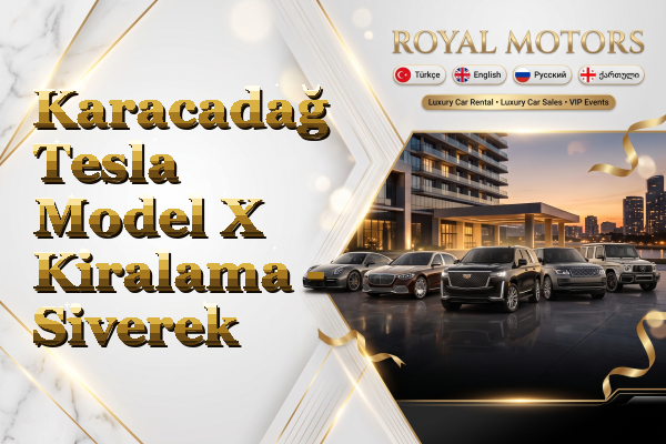 Karacadağ Tesla Model X Kiralama - Siverek