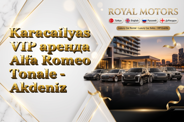 Karacailyas VIP аренда Alfa Romeo Tonale - Akdeniz