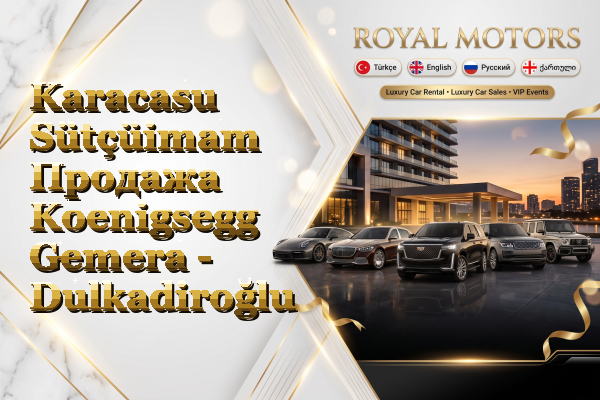 Karacasu Sütçüimam Продажа Koenigsegg Gemera - Dulkadiroğlu