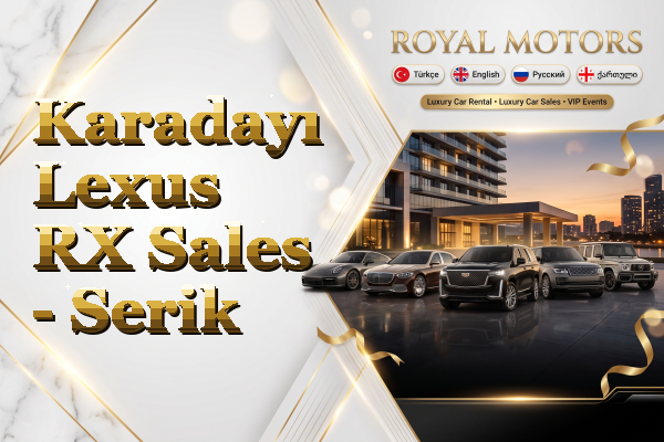 Karadayı Lexus RX Sales - Serik