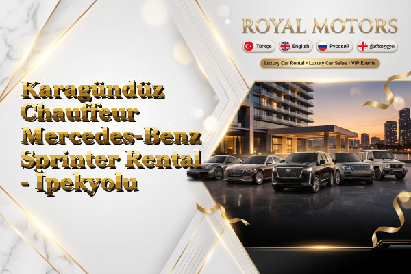 Karagündüz Chauffeur Mercedes-Benz Sprinter Rental - İpekyolu