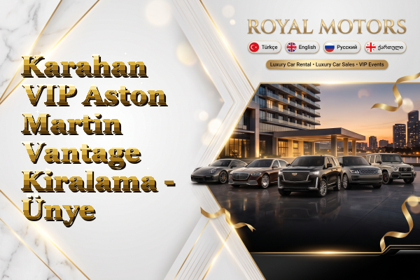 Karahan VIP Aston Martin Vantage Kiralama - Ünye