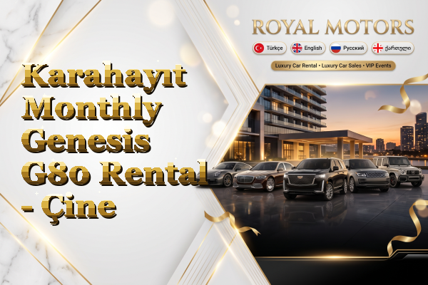 Karahayıt Monthly Genesis G80 Rental - Çine