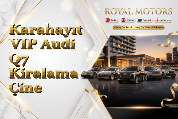 Karahayıt VIP Audi Q7 Kiralama - Çine