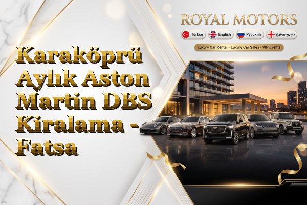 Karaköprü Aylık Aston Martin DBS Kiralama - Fatsa