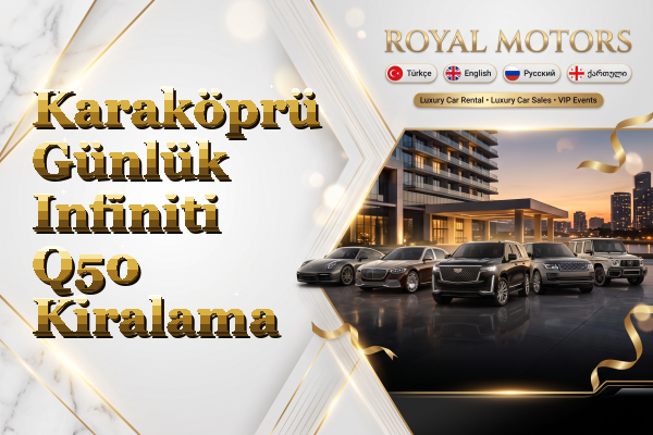 Karaköprü Günlük Infiniti Q50 Kiralama