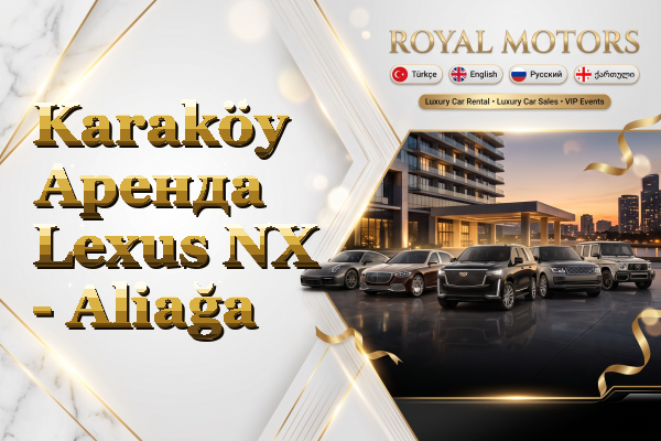 Karaköy Аренда Lexus NX - Aliağa