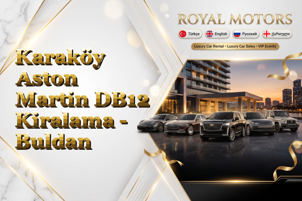 Karaköy Aston Martin DB12 Kiralama - Buldan