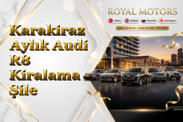 Karakiraz Aylık Audi R8 Kiralama - Şile