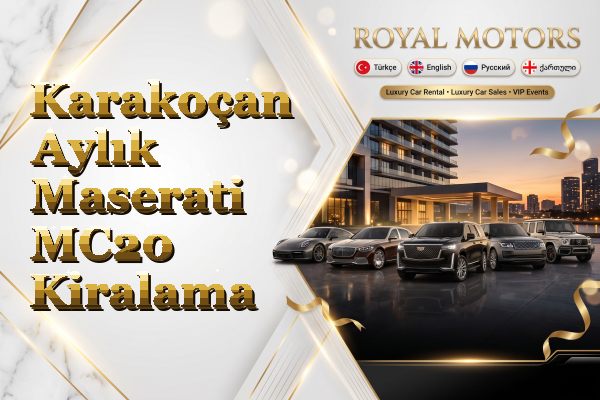 Karakoçan Aylık Maserati MC20 Kiralama