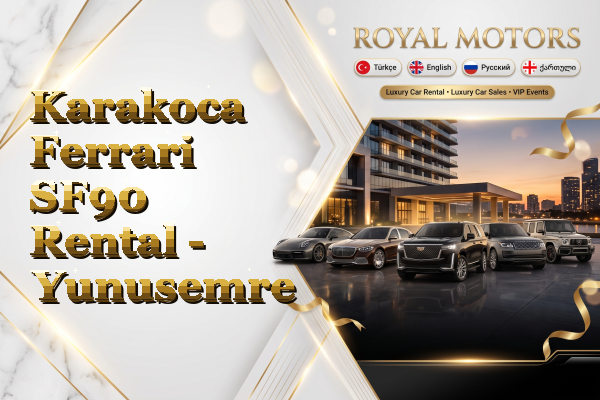 Karakoca Ferrari SF90 Rental - Yunusemre
