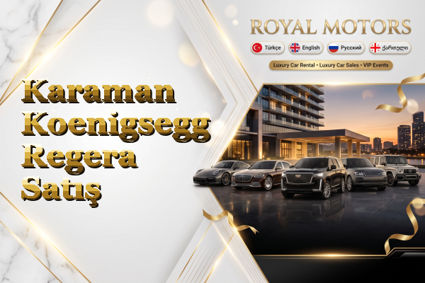 Karaman Koenigsegg Regera Satış