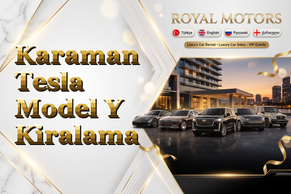 Karaman Tesla Model Y Kiralama